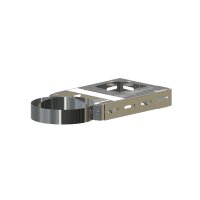 Edelstahl Wandhalter für DW Schornstein Ø 80...