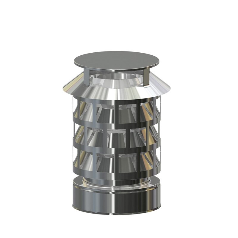 Rauchsauger Zugverstärker Edelstahl Schornstein doppelwandig Ø 120 - 200 mm Ø 200 mm