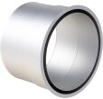 Wandfutter aus Edelstahl passend für 2 mm Ofenrohr EW Durchmesser 80-250 mm