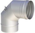 Bogenelement mit Reinigungselement rollnahtgeschweißt EW Durchmesser 80-250 mm