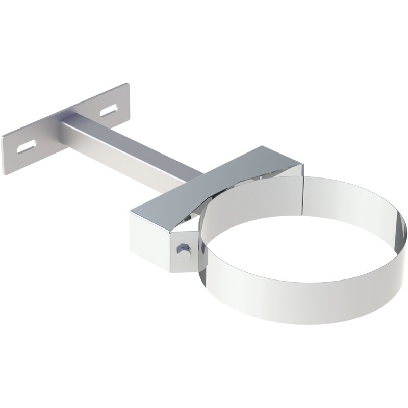 Wandhalter verstellbar 50-250mm einstrebig DW 80-225mm Premium