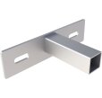 Wandteil von FU-0002 für Wandhalter 50-150mm einstrebig DW 80-225mm Premium