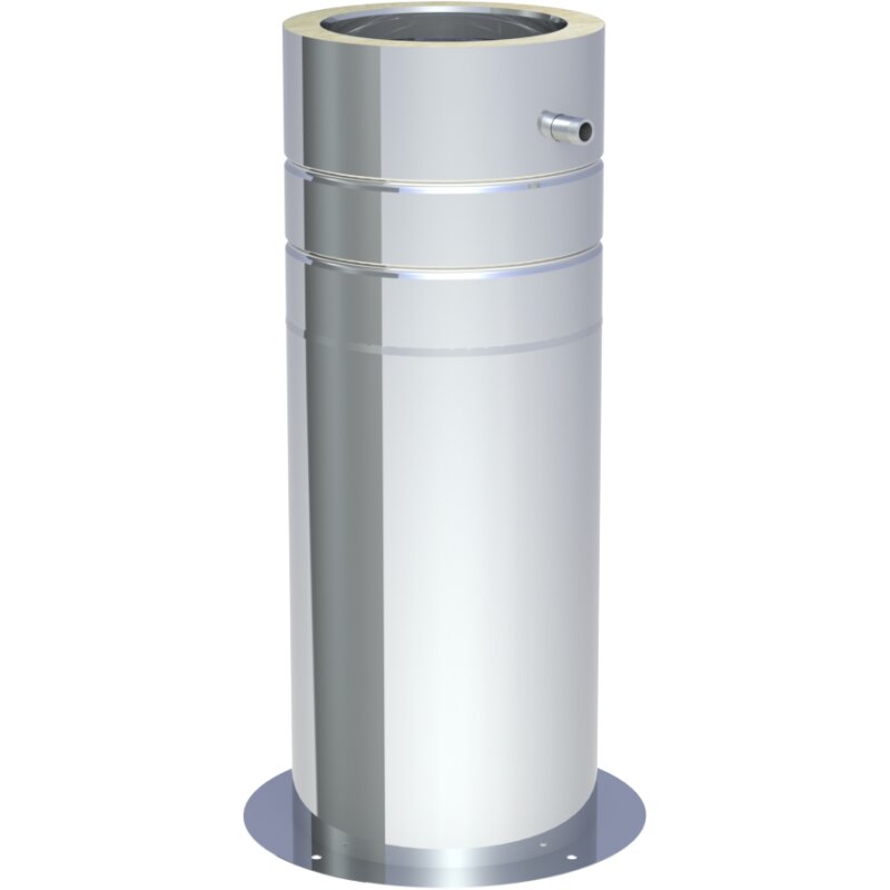 Teleskopstütze 250-690mm mit Teleskopkopf und Kondensatablauf seitlich DW 80-250mm Premium
