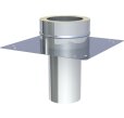 Grundplatte für Kaminerhöhung mit rundem Einschub 220mm maximale Aufbauhöhe 1500mm DW 80-250mm Premium
