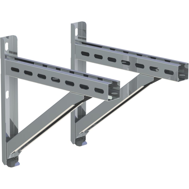 Wandstütze und Querträger Typ I 350mm Wandstärke 0,5 mm
