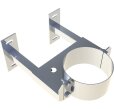 Wandhalter statisch - verstellbar 50-150mm DW 130-250 mm Wandstärke 0,5 mm