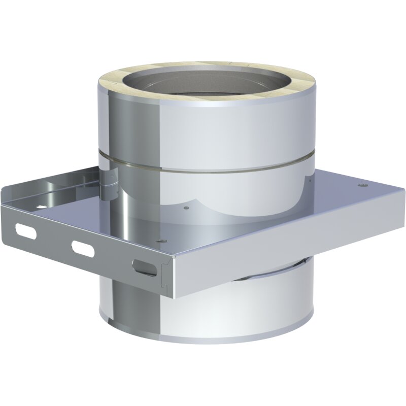 Grundplatte für Zwischenstütze DW 150mm Wandstärke 0,5 mm