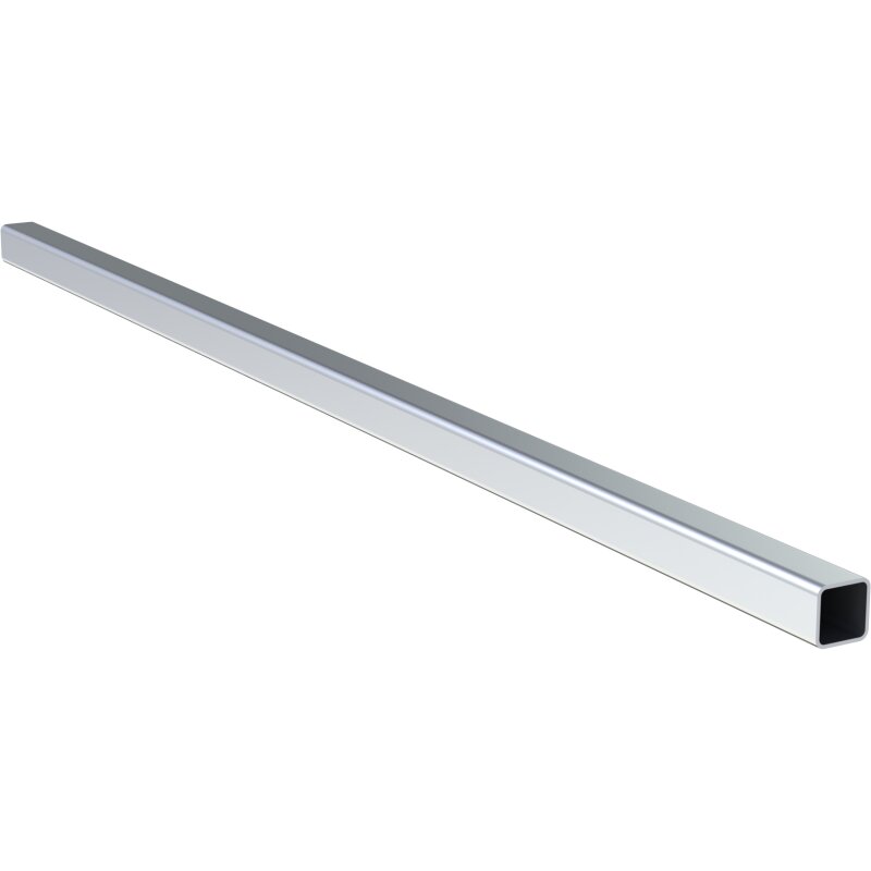 Verlängerungsrohr für Wand- und Kopfteil für Wandhalter 30x30mm 500-1000mm Wandstärke 0,5 mm