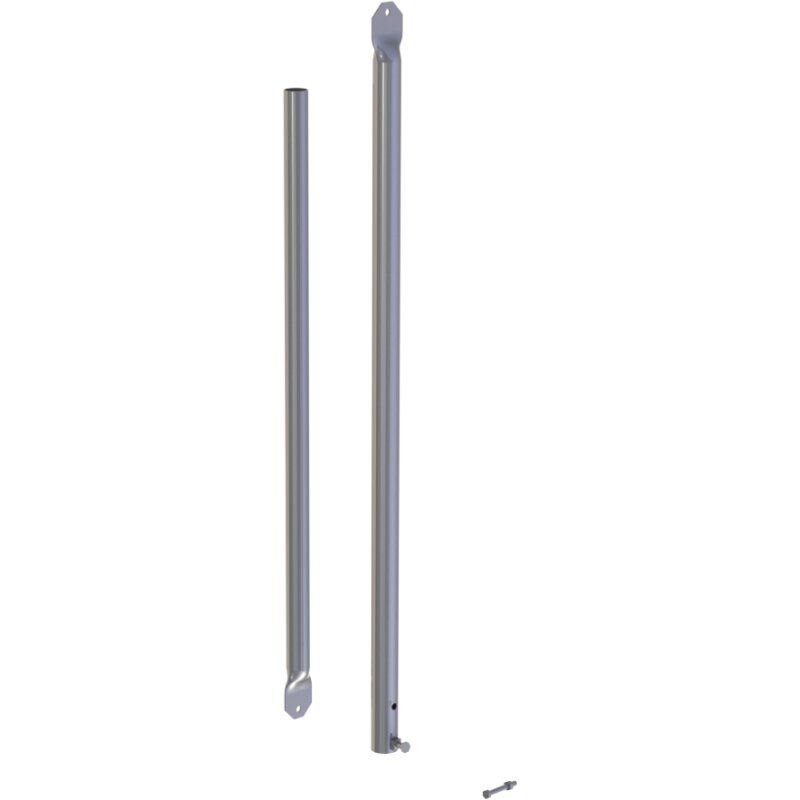 Abspannrohre verstellbar bis 2000mm - je 2 Stangen - Alle Windlastzonen Wandstärke 0,5 mm