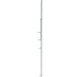 Edelstahl-Kragarm mit verschiebbarem statischen Wandhalter DW 130-150mm Wandstärke 0,5 mm