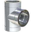 T-Anschluss 90° DW 130-250mm Wandstärke 0,5 mm