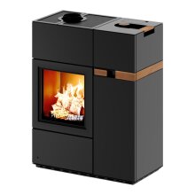 Quadra Duo - Hybridofen für Holz & Pellets Stahl