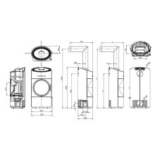 Kaminofen Austroflamm Clou compact 2.0 | 6 kW