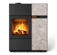 Quadra Duo - Hybridofen für Holz & Pellets Speckstein