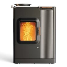 Mo Duo Cook - Pelletofen mit Kochdeckel Anschluss hinten...