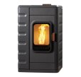 Ruby - eleganter Pelletofen 8 kW in Stahl